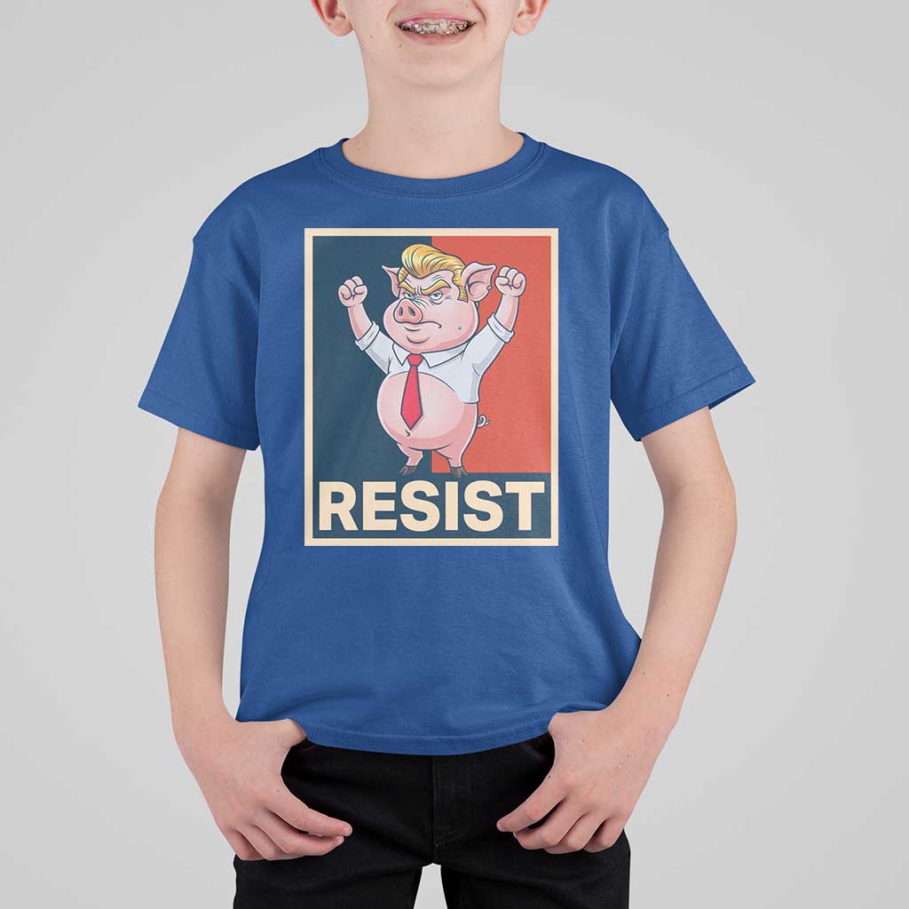 Funny Freedom Pig Resistance Movement Political Satire Meme Gift T Shirt For Kid - Wonder Print Shop