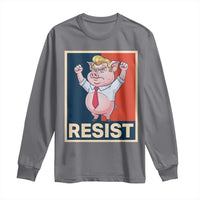 Funny Freedom Pig Resistance Movement Political Satire Meme Gift Long Sleeve Shirt - Wonder Print Shop