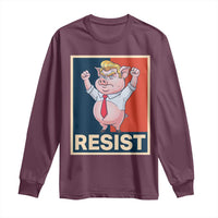 Funny Freedom Pig Resistance Movement Political Satire Meme Gift Long Sleeve Shirt - Wonder Print Shop
