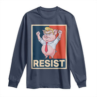 Funny Freedom Pig Resistance Movement Political Satire Meme Gift Long Sleeve Shirt - Wonder Print Shop