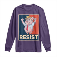 Funny Freedom Pig Resistance Movement Political Satire Meme Gift Long Sleeve Shirt - Wonder Print Shop
