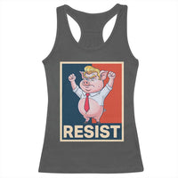 Funny Freedom Pig Resistance Movement Political Satire Meme Gift Racerback Tank Top - Wonder Print Shop