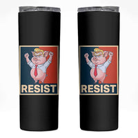 Funny Freedom Pig Resistance Movement Political Satire Meme Gift Skinny Tumbler - Wonder Print Shop