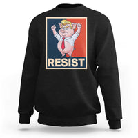 Funny Freedom Pig Resistance Movement Political Satire Meme Gift Sweatshirt - Wonder Print Shop