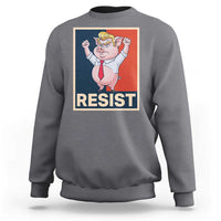 Funny Freedom Pig Resistance Movement Political Satire Meme Gift Sweatshirt - Wonder Print Shop