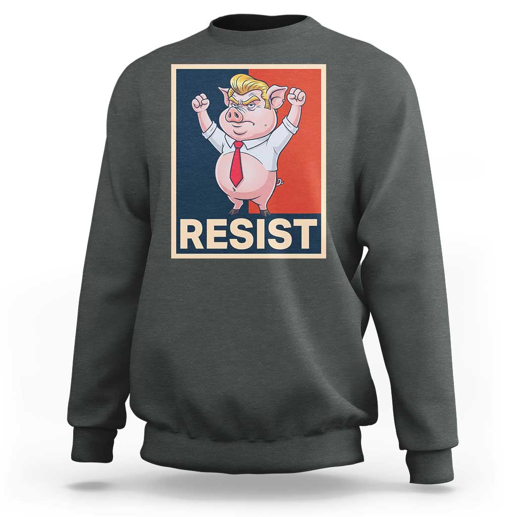 Funny Freedom Pig Resistance Movement Political Satire Meme Gift Sweatshirt - Wonder Print Shop
