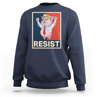 Funny Freedom Pig Resistance Movement Political Satire Meme Gift Sweatshirt - Wonder Print Shop