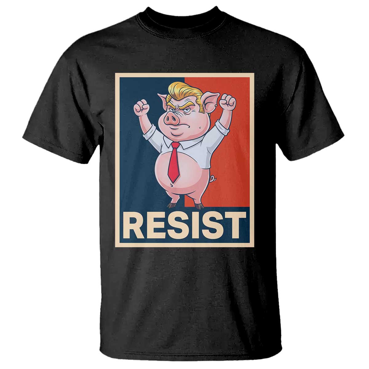 Funny Freedom Pig Resistance Movement Political Satire Meme Gift T Shirt - Wonder Print Shop