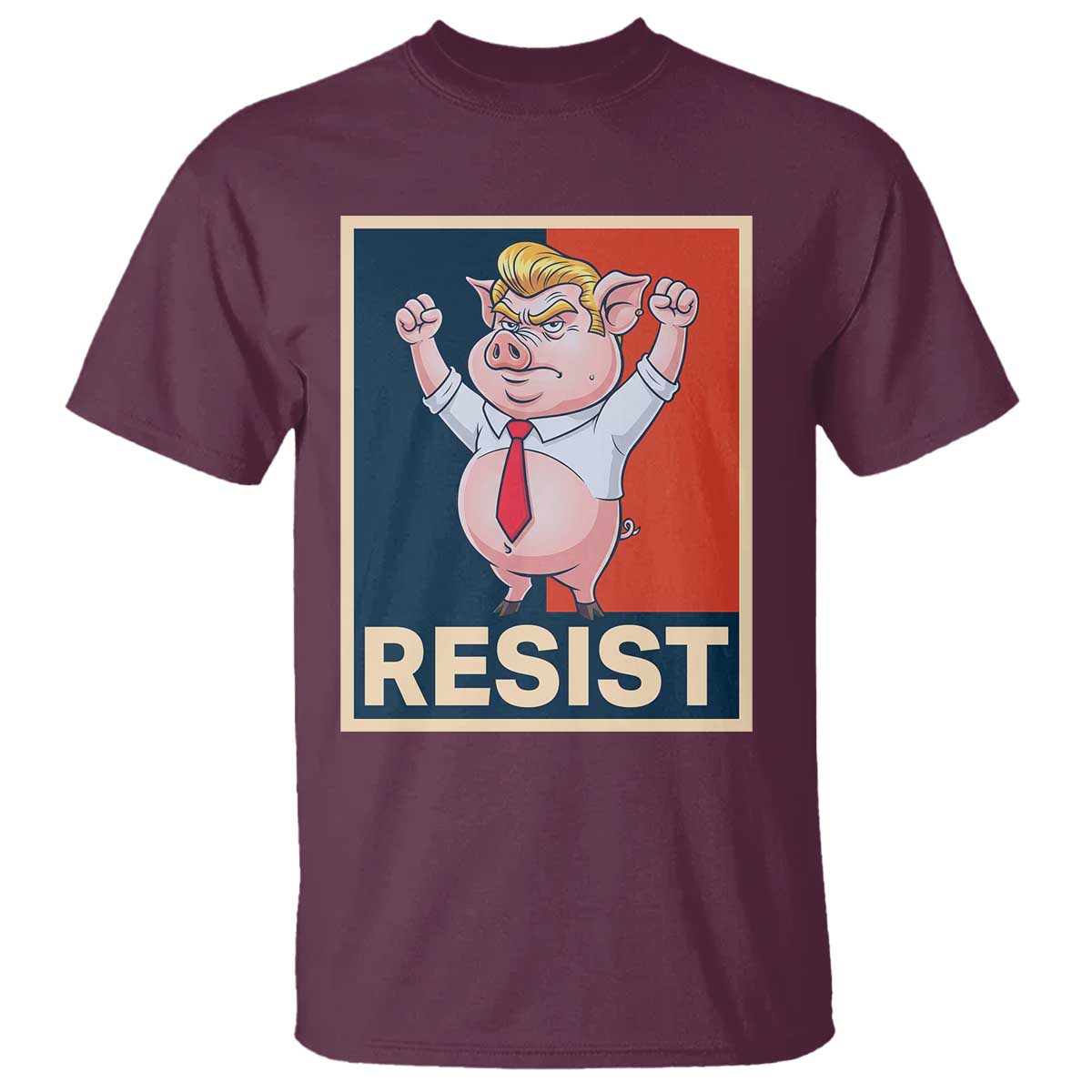 Funny Freedom Pig Resistance Movement Political Satire Meme Gift T Shirt - Wonder Print Shop