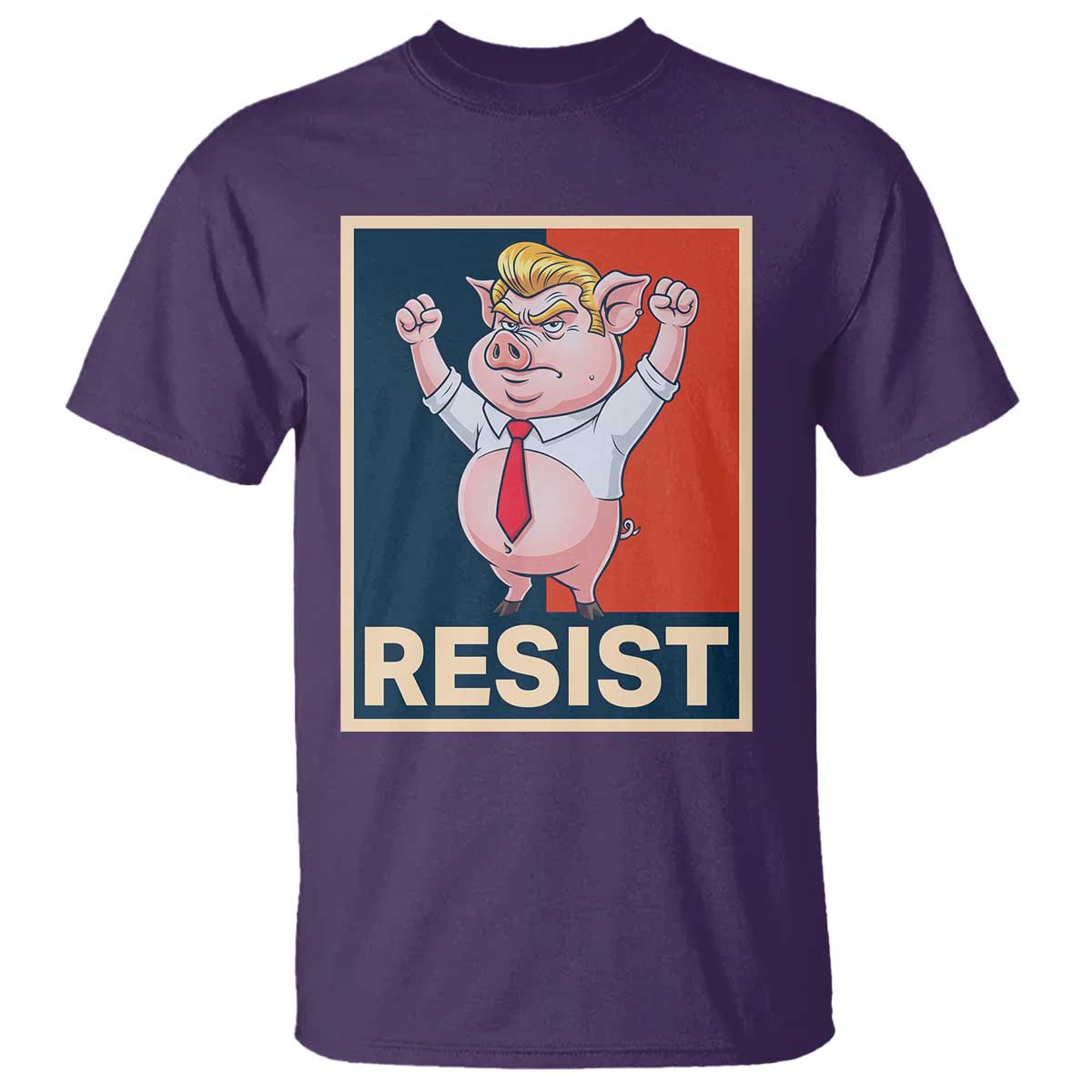 Funny Freedom Pig Resistance Movement Political Satire Meme Gift T Shirt - Wonder Print Shop