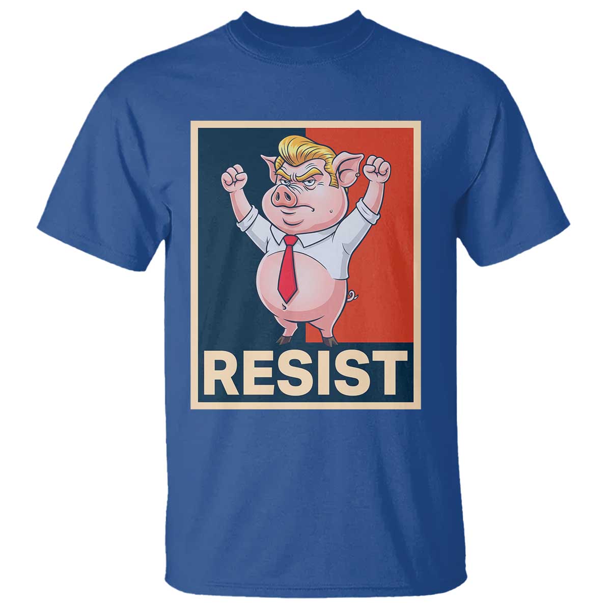 Funny Freedom Pig Resistance Movement Political Satire Meme Gift T Shirt - Wonder Print Shop