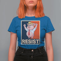 Funny Freedom Pig Resistance Movement Political Satire Meme Gift T Shirt For Women - Wonder Print Shop
