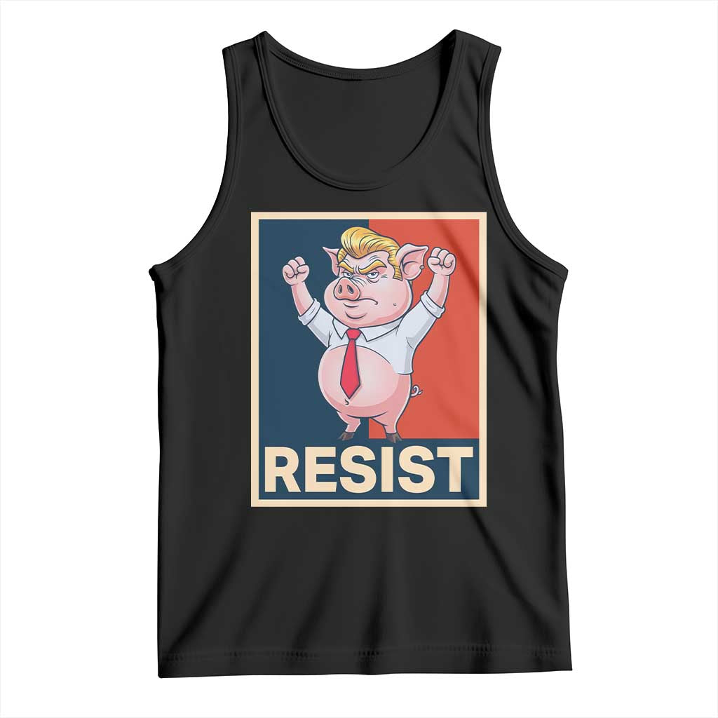 Funny Freedom Pig Resistance Movement Political Satire Meme Gift Tank Top - Wonder Print Shop