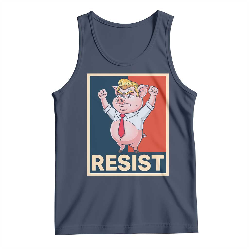 Funny Freedom Pig Resistance Movement Political Satire Meme Gift Tank Top - Wonder Print Shop