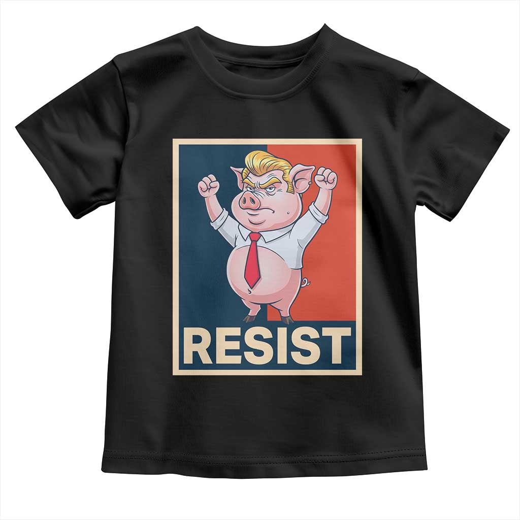 Funny Freedom Pig Resistance Movement Political Satire Meme Gift Toddler T Shirt - Wonder Print Shop