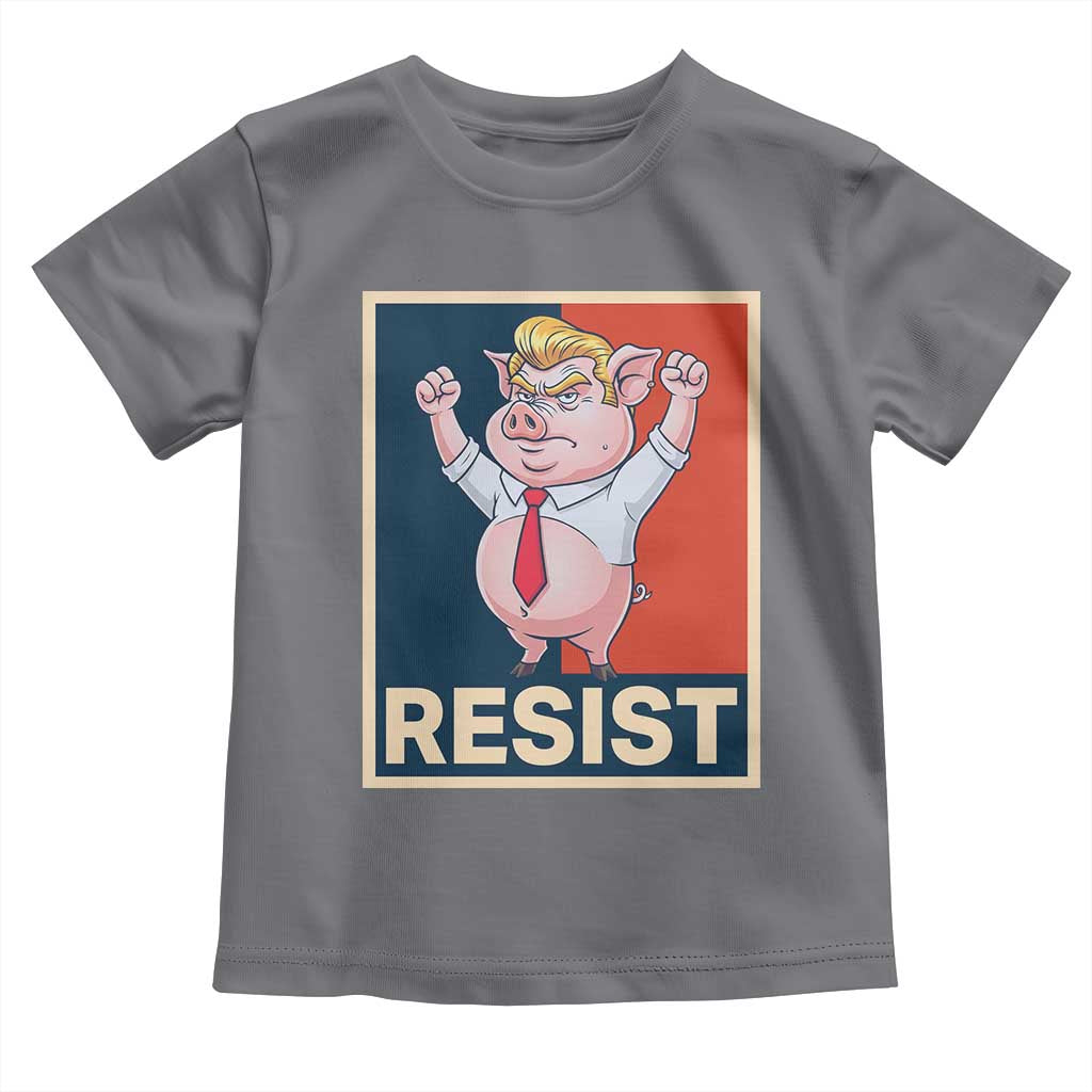 Funny Freedom Pig Resistance Movement Political Satire Meme Gift Toddler T Shirt - Wonder Print Shop
