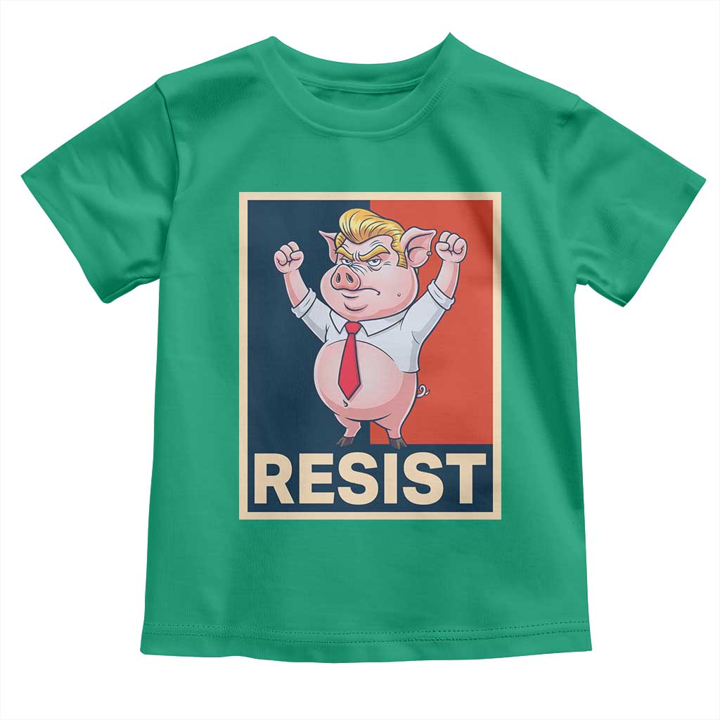 Funny Freedom Pig Resistance Movement Political Satire Meme Gift Toddler T Shirt - Wonder Print Shop