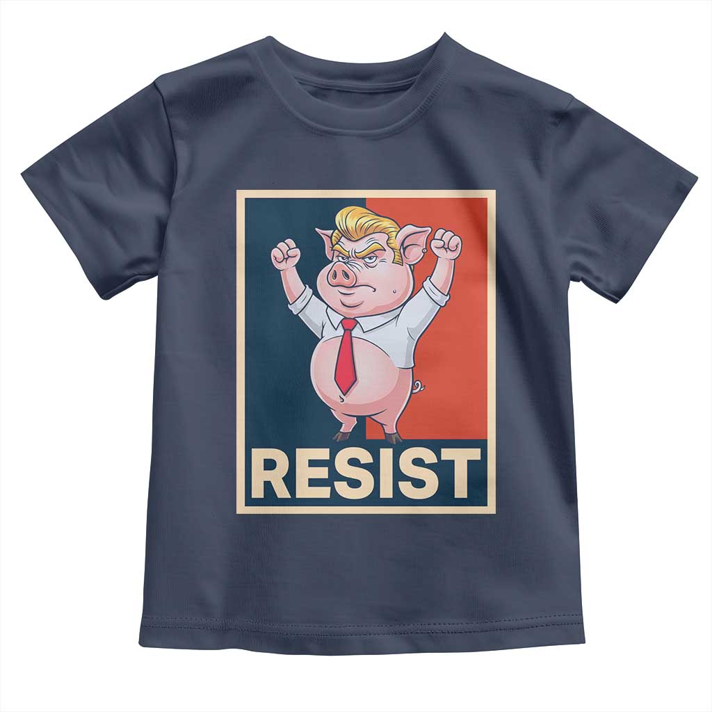 Funny Freedom Pig Resistance Movement Political Satire Meme Gift Toddler T Shirt - Wonder Print Shop