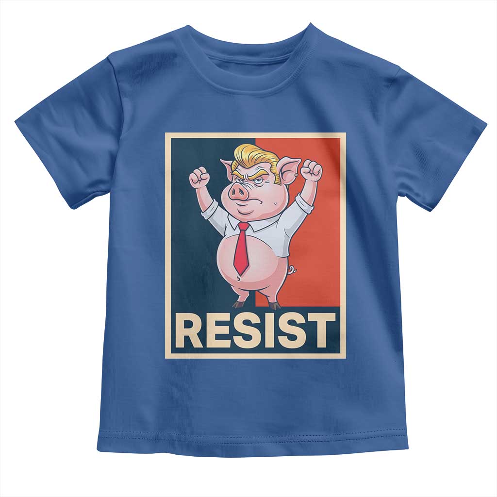 Funny Freedom Pig Resistance Movement Political Satire Meme Gift Toddler T Shirt - Wonder Print Shop
