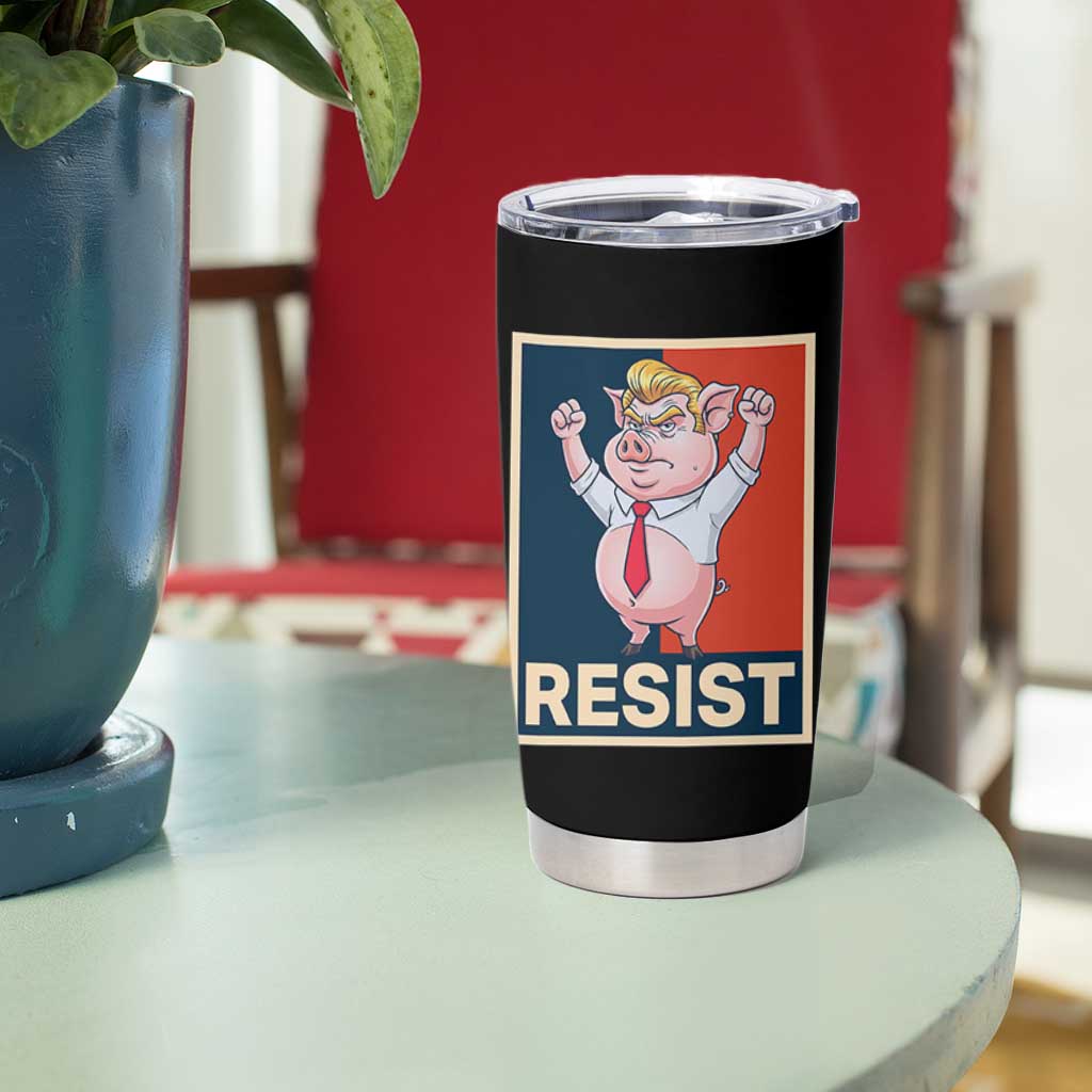 Funny Freedom Pig Resistance Movement Political Satire Meme Gift Tumbler Cup - Wonder Print Shop