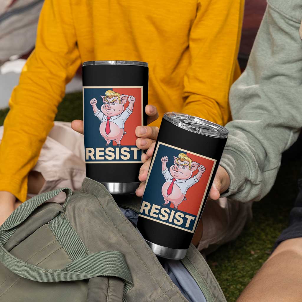 Funny Freedom Pig Resistance Movement Political Satire Meme Gift Tumbler Cup - Wonder Print Shop