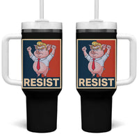 Funny Freedom Pig Resistance Movement Political Satire Meme Gift Tumbler With Handle - Wonder Print Shop