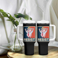 Funny Freedom Pig Resistance Movement Political Satire Meme Gift Tumbler With Handle - Wonder Print Shop