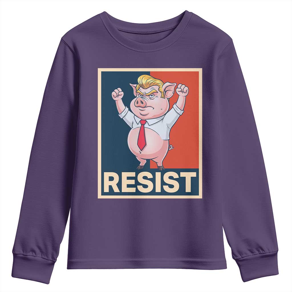 Funny Freedom Pig Resistance Movement Political Satire Meme Gift Youth Sweatshirt - Wonder Print Shop