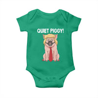Quiet Quiet Piggy Baby Onesie Funny Sarcastic Political Anti Authoritarian - Wonder Print Shop