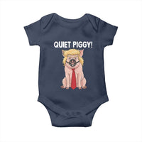 Quiet Quiet Piggy Baby Onesie Funny Sarcastic Political Anti Authoritarian - Wonder Print Shop