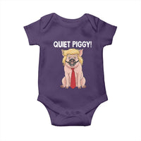 Quiet Quiet Piggy Baby Onesie Funny Sarcastic Political Anti Authoritarian - Wonder Print Shop