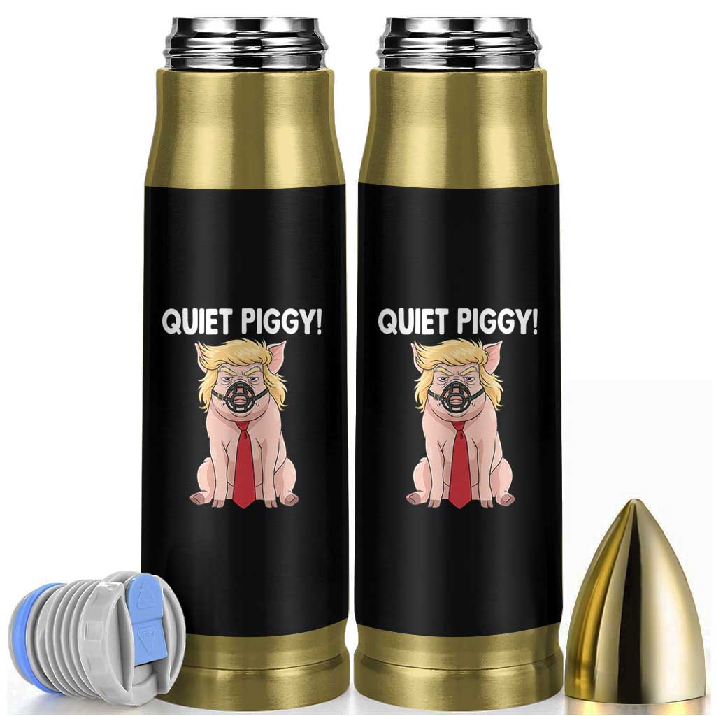 Quiet Quiet Piggy Bullet Tumbler Funny Sarcastic Political Anti Authoritarian - Wonder Print Shop