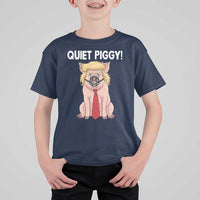 Quiet Quiet Piggy T Shirt For Kid Funny Sarcastic Political Anti Authoritarian - Wonder Print Shop