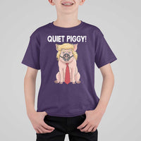 Quiet Quiet Piggy T Shirt For Kid Funny Sarcastic Political Anti Authoritarian - Wonder Print Shop