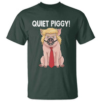 Quiet Quiet Piggy T Shirt Funny Sarcastic Political Anti Authoritarian - Wonder Print Shop