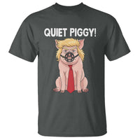 Quiet Quiet Piggy T Shirt Funny Sarcastic Political Anti Authoritarian - Wonder Print Shop