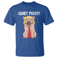 Quiet Quiet Piggy T Shirt Funny Sarcastic Political Anti Authoritarian - Wonder Print Shop