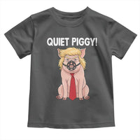 Quiet Quiet Piggy Toddler T Shirt Funny Sarcastic Political Anti Authoritarian - Wonder Print Shop