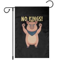 No Kings Pig Garden Flag Resistance Movement Anti Authoritarian Gift - Wonder Print Shop