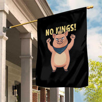 No Kings Pig Garden Flag Resistance Movement Anti Authoritarian Gift - Wonder Print Shop
