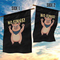 No Kings Pig Garden Flag Resistance Movement Anti Authoritarian Gift - Wonder Print Shop