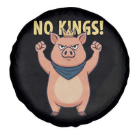 No Kings Pig Spare Tire Cover Resistance Movement Anti Authoritarian Gift - Wonder Print Shop