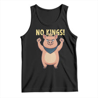 No Kings Pig Tank Top Resistance Movement Anti Authoritarian Gift - Wonder Print Shop