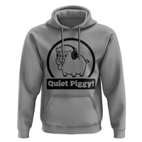 Funny Quiet Quiet Piggy Meme Hoodie Anti Fascist Political Parody Gift - Wonder Print Shop