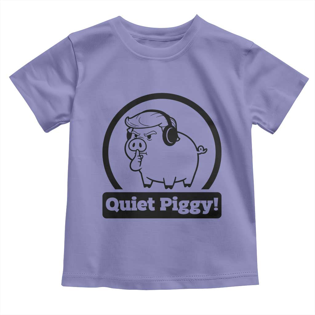 Funny Quiet Quiet Piggy Meme Toddler T Shirt Anti Fascist Political Parody Gift - Wonder Print Shop