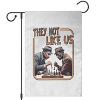 MLK And Malcolm X Garden Flag They Not Like Us Revolutionary Leaders - Wonder Print Shop
