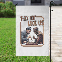 MLK And Malcolm X Garden Flag They Not Like Us Revolutionary Leaders - Wonder Print Shop