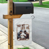 MLK And Malcolm X Garden Flag They Not Like Us Revolutionary Leaders - Wonder Print Shop
