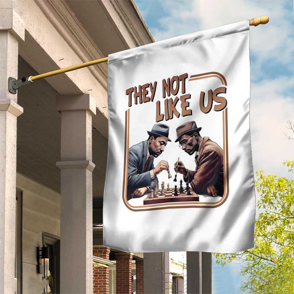 MLK And Malcolm X Garden Flag They Not Like Us Revolutionary Leaders - Wonder Print Shop