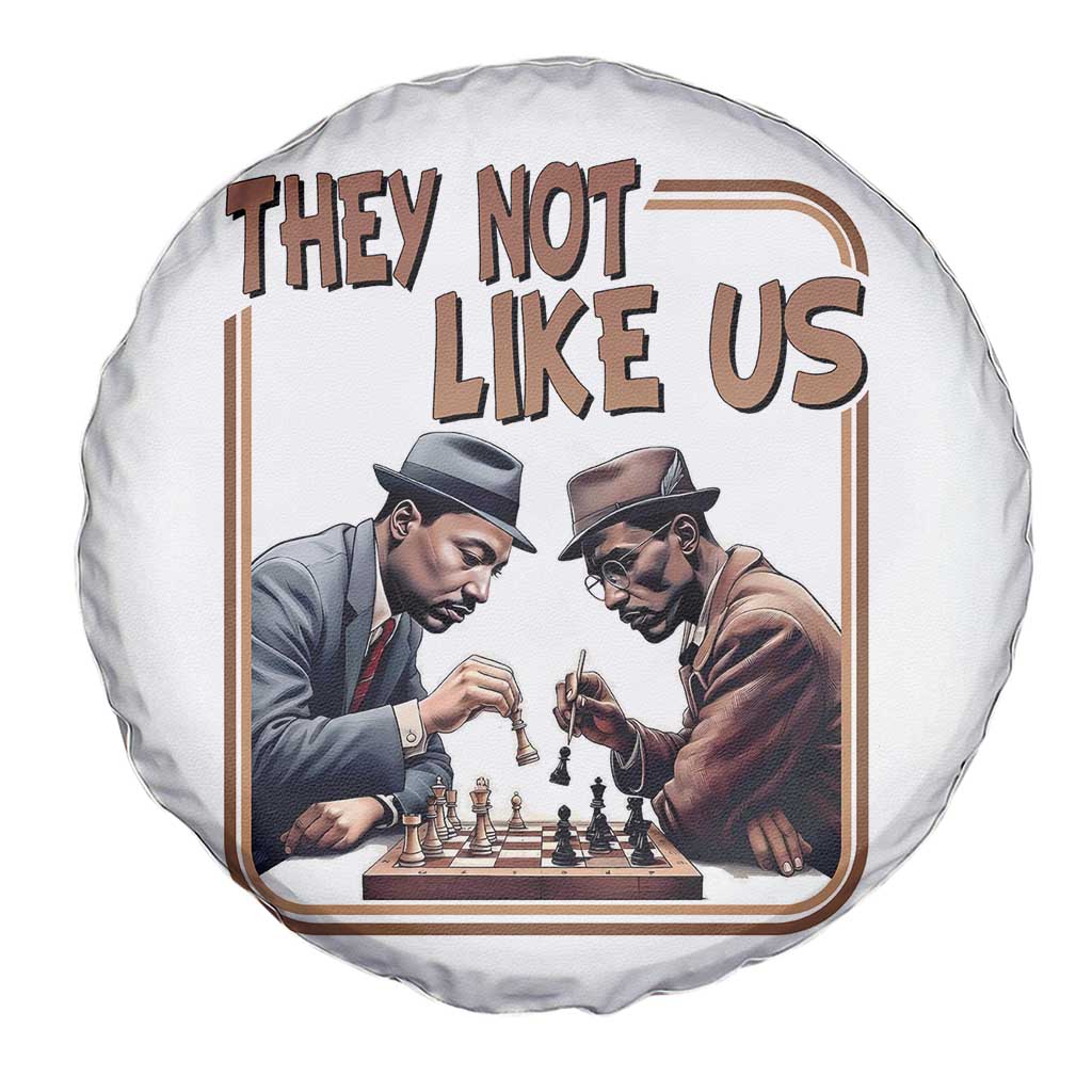 MLK And Malcolm X Spare Tire Cover They Not Like Us Revolutionary Leaders - Wonder Print Shop